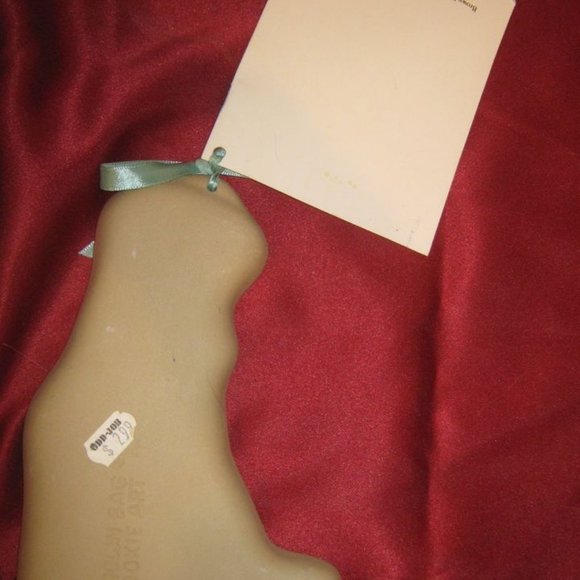 VINTAGE 1985 BROWN BAG COOKIE ART CERAMIC COOKIE PRESS T-REX DESIGN - Picture 5 of 10